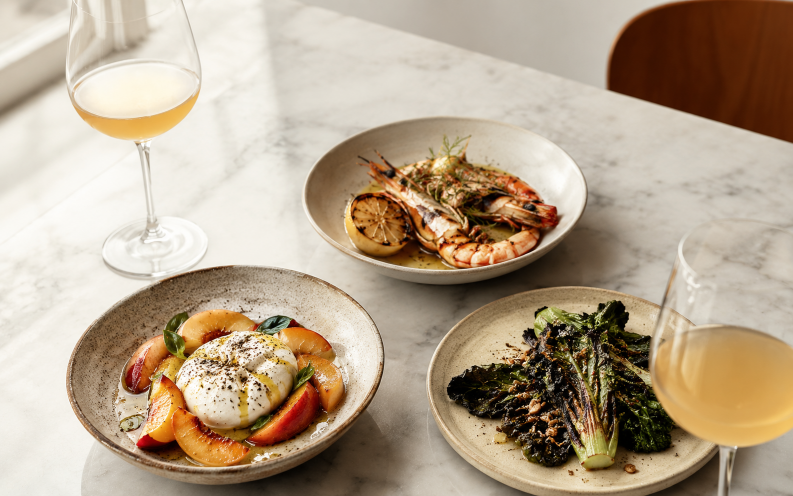 Seasonal small plates and natural wine at Marlo